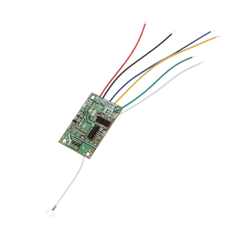 

8 Buttons 4CH Remote Control with Receiver Board 27Mhz Antenna for DIY SN-RM9