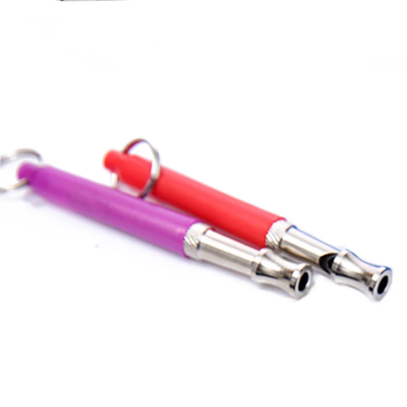 Adjustable Pet Dogs Training Whistle With Rope Stop Barking Ultrasonic Sound Flute Pets Discipline Supplies Silent Control Tools6