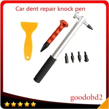 Автомобильный многофункциональный металлический Молот вмятин Ударный Молоток бытовой инструмент авто PDR двойная головка для автомобиля, без краски вмятин стук ручка+ Автомобильная панель
