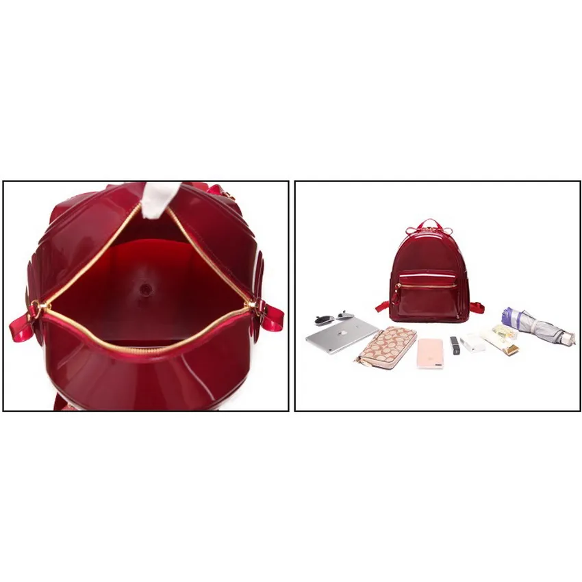LIXUN verano dulce Color caramelo con cremallera mochilas nuevo de silicona de viaje bolsas de playa bolso de mano Mochila mujer bolsos de hombro