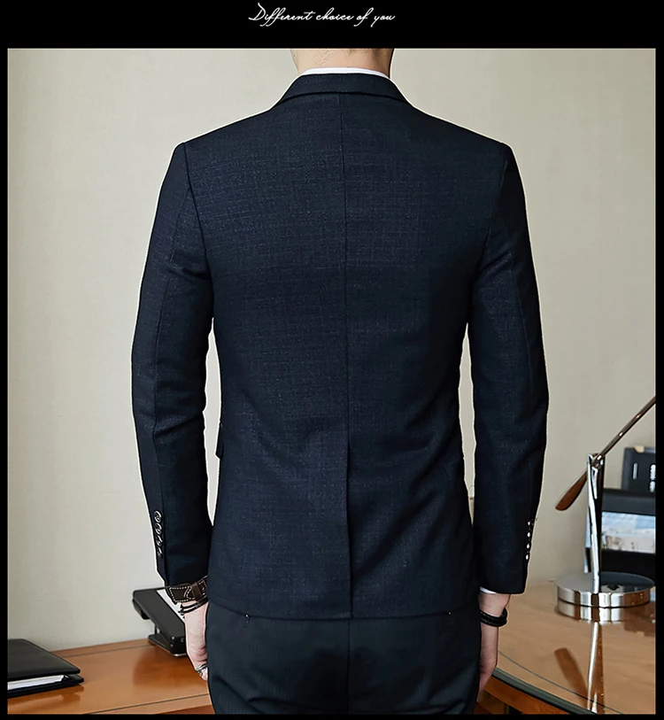 Плюс Размеры 5xl Slim Fit мужской блейзер винтажный костюм куртка Для мужчин Chaqueta Hombre F2018 осенний Блейзер Hombre Блейзер Completo Размеры: S~ 3XL