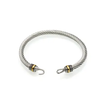 

Titanium steel twisted wire hook-shaped gold Bracelet Women Wrist Bracelet Bracelet Women Wrist Bracelet Fashion Jewelry Hot