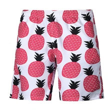 Летние Для Мужчин Пляжные Серфинг Плавание Шорты Для мужчин s с ананасовым принтом треники доска мужские плавательные трусы Шорты Санья быстрое высыхание lus размеры