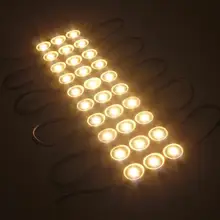 500 pcs SMD 5050 светодиодный 3 светодиодный зигзагообразная светодиодная модуль с инжектора оболочка Водонепроницаемый светодиодный модуль подсветки DC12V