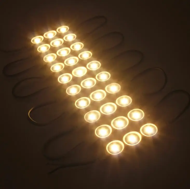500 шт. SMD 5050 LED 3 светодиода модуль света с корпусом впрыска водонепроницаемый