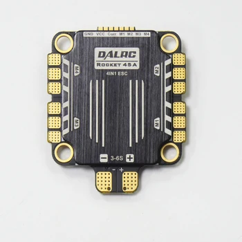 

1PC Rocket ESC 4 in 1 45A 32bit MCU BLHELI32 3-6S Electronic Speed Controller STM32F051 for Quadcopter Drone FPV Spare Parts