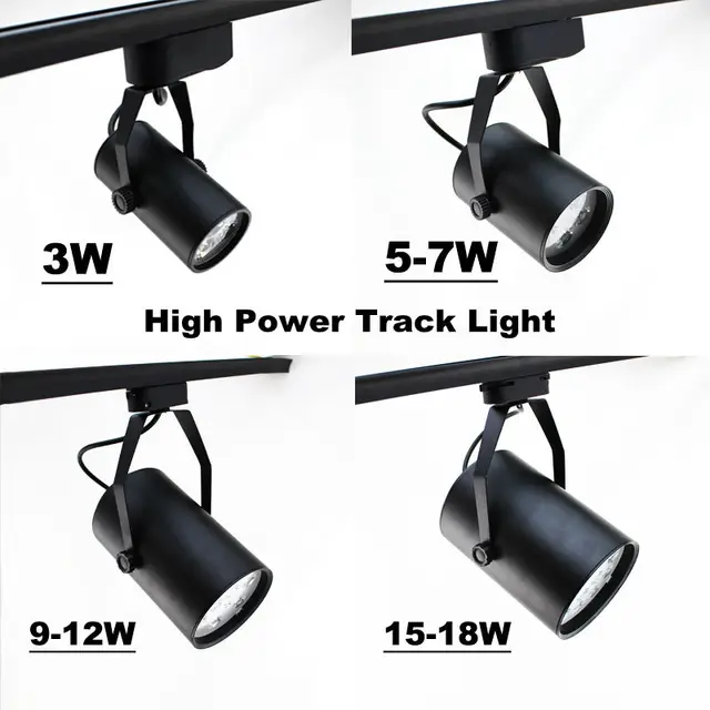 led spotlight 3w 5w 7w 9w 12w 15w 18w track light led lamp orbit light lighting images48 track