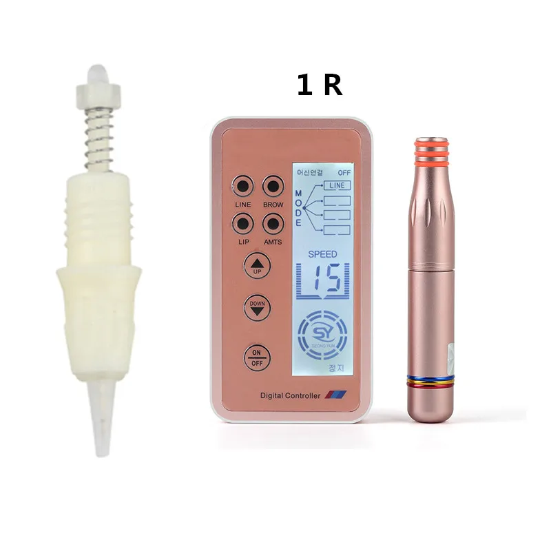 

10Pcs Disposable Permanent Makeup Needle and Caps Integral Set Cartridges for Microblading Pen Tattoo Accessories 1RL/3RL/5RL