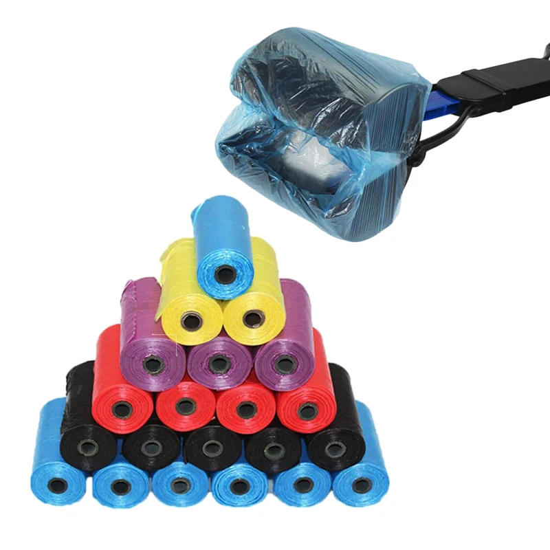 

2/6/10/20Rolls Dog Poop Bag for Dog Pets Waste Garbage Bags Carrier Biodegradable Clean-up Bag Waste Pick Up Clean Bag For Dog