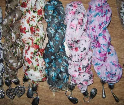 Рисунок 6 - Шарм простой сплошной цвет кулон шарф-ожерелье