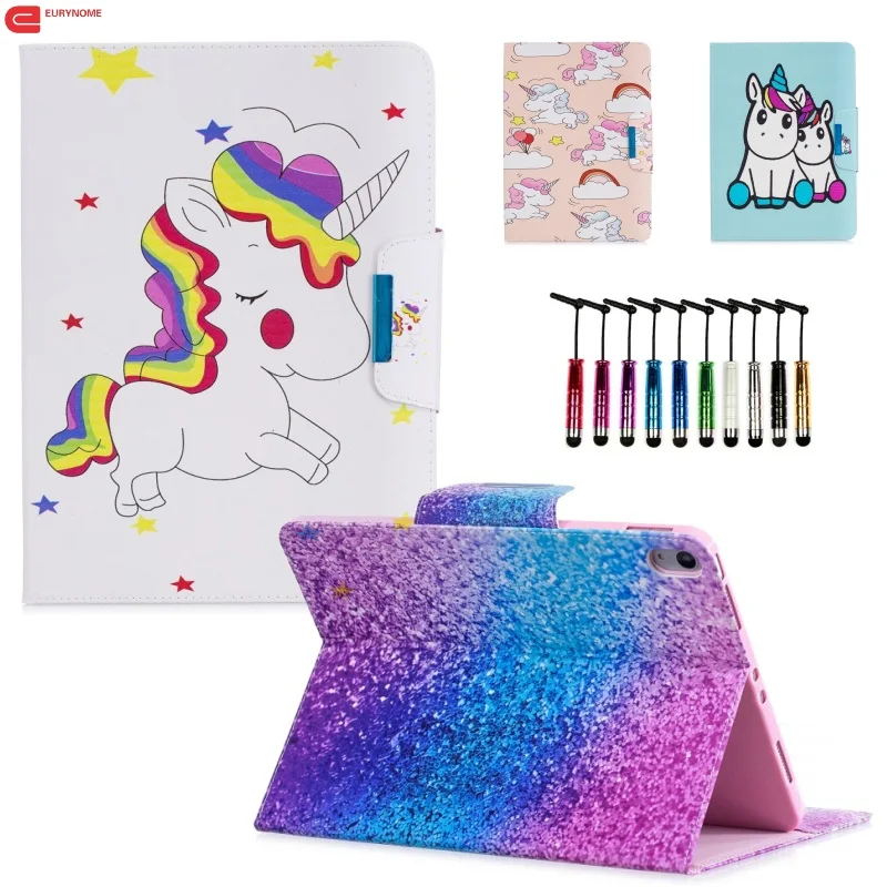 

Smart Case For iPad Pro 11 2018 Case Magnetic Shockproof Pu Leather Wallet Card Cartoon Stand Cover for iPad Pro 11 A1980 Case