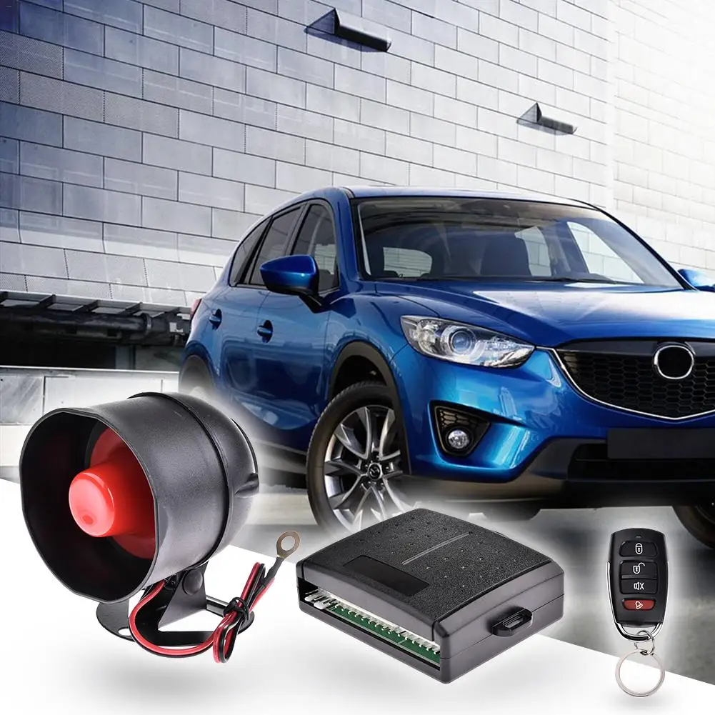 

Car Anti-theft System Car Safety Protection Keyless Start With Siren Durable In Use Strongly Guard From Thieves
