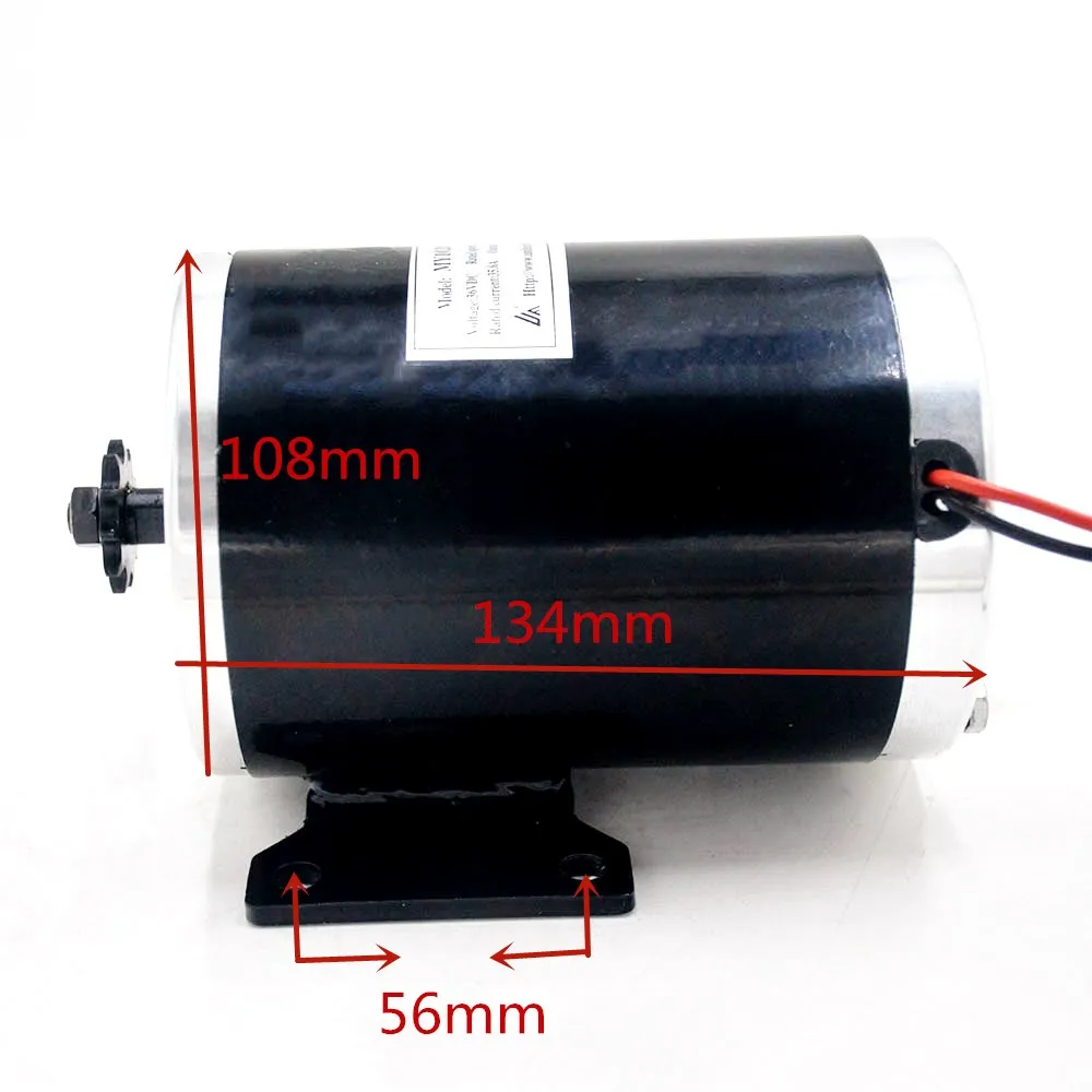 36 В/48 в 1000 Вт Электрический мотор MY1020 матовый мотор для электрического велосипеда/электровелосипеда/электрического скутера/трицикла