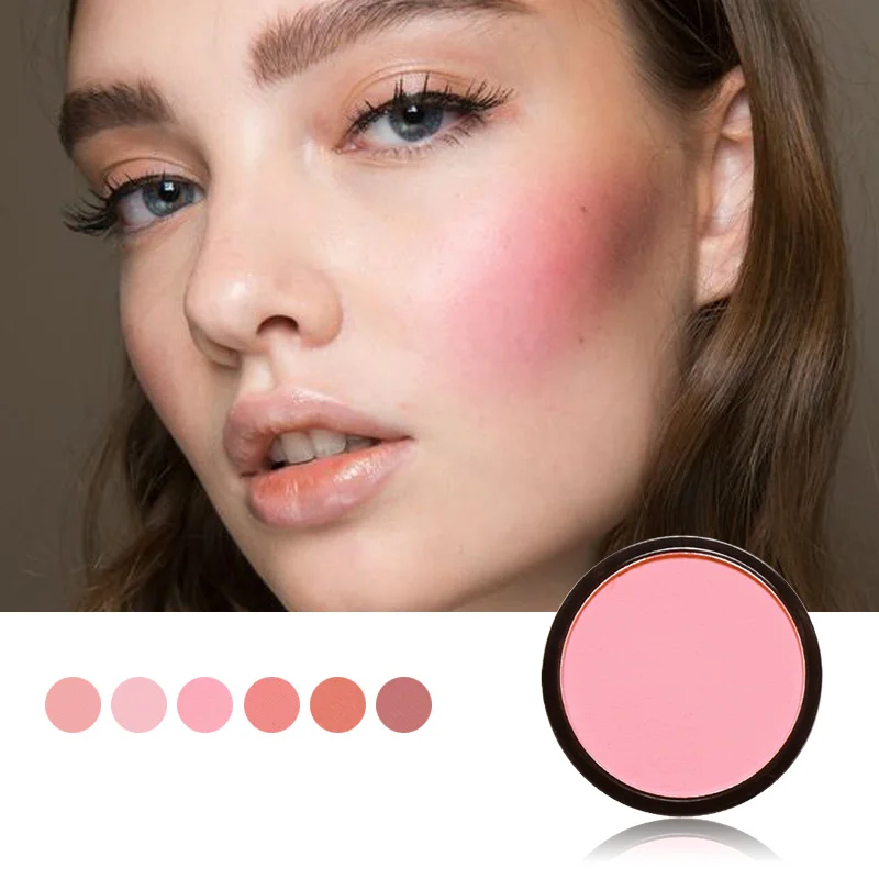 

Focallure 6 Colors Blush Makeup Cosmetic Natural Pressed Blusher Powder Single Palette Charming Cheek Color Make Up Face Blush