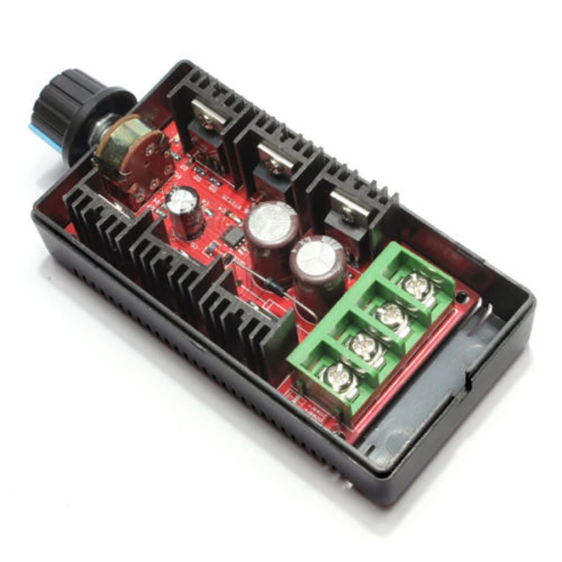 2000W DC Electronic Speeder 40A Speed Controller PWM Motor Speed Governor Controller Speed Regurator 12/24/36/50V
