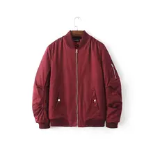 2016 Winter Mens Thicken Solid Flight Army Green Bomber Jacket jaqueta masculine Men’s tactical Short Baseball Coats veste homme