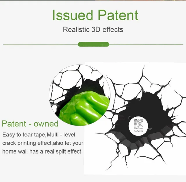 Avengers Series 3D Marvel Led Wall Lamp Living Room Creative Led Night Lights