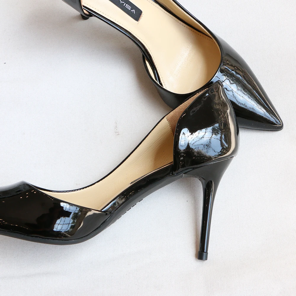 Pointed High Heels/Women's Pumps Are Designed For Sexy Fashion Women For Parties/Work And Made Of Genuine Leather 2019 MANGOYISA Pointed High Heels/Women's Pumps Are Designed For Sexy Fashion Women For Parties/Work And Made Of Genuine Leather 2019 MANGOYISA