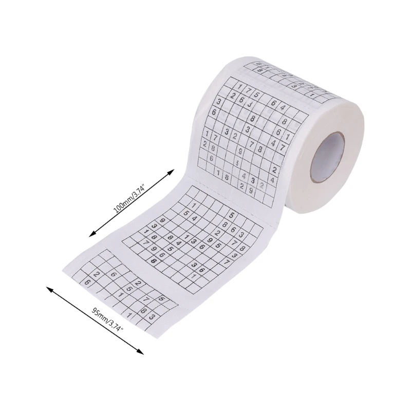 Durable Sudoku Printed Tissue Paper Tissue Toilet paper fun game Funny Practical Tools for Life