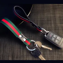 CDCOTN автомобильный брелок креативный ручной кожаный канат для мужчин и женщин простой поясной подвесной брелок подвеска Украшение Автомобиля