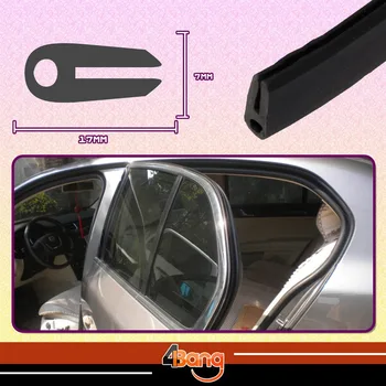 

Pillar Guarantee 17mmx7mm Black Rubber Edge Trim Seal Car Noise Control Door Protector Guard Strip 394" 1000cm 10Metres