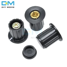 5 pçs WXD3-13 WXD3-12 1w 2 preto potenciômetro botão rotativo ajustável wirewound potenciômetro tampão 3590s inserção 4mm plástico metal
