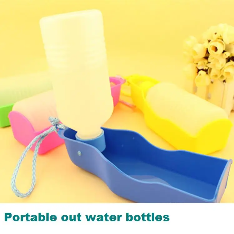 

Portable go out drinking water bottle pet drinking fountains puppy dog water dispenser kettle