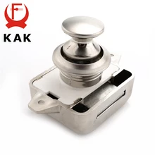 KAK-botón de bloqueo de coche autocaravana, pestillo de cajón, gabinete, muebles, Hardware, 26mm de diámetro