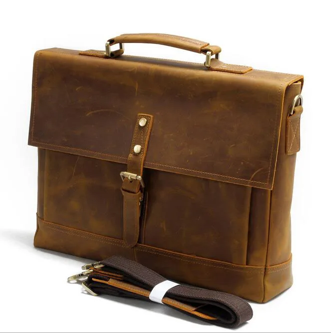 

082117 yesetn bag men business single shoulder tote bag genuine leather briefcase