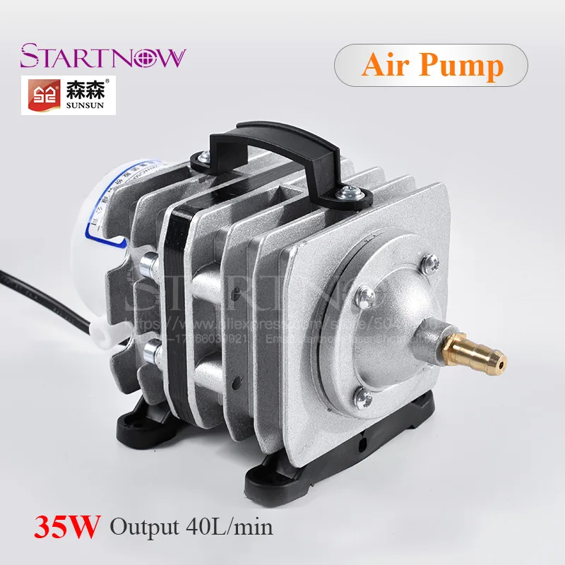 

35W 40L/Min Electrical Magnetic 220V SUNSUN ACO-002 Air Compressor Pump For Home Aquarium Aerator Aquaculture Fish Farming