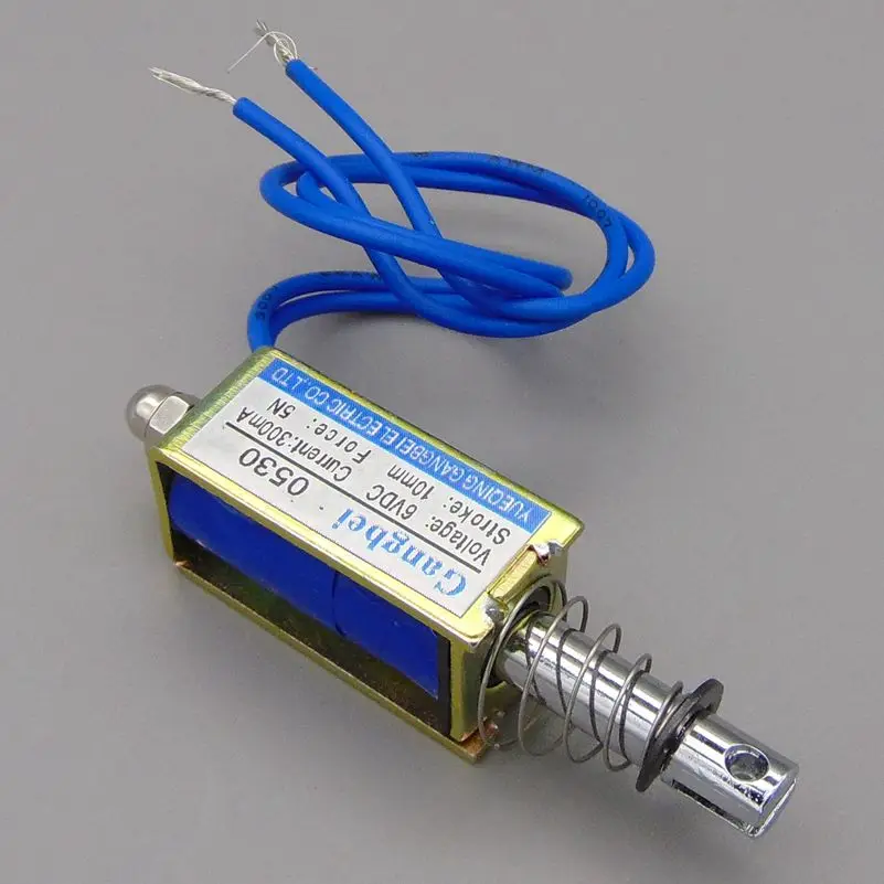 Φ DC 6V 12V 24V нажимной и вытяжной тип открытая рамка электромагнитная сила Keepping 5N