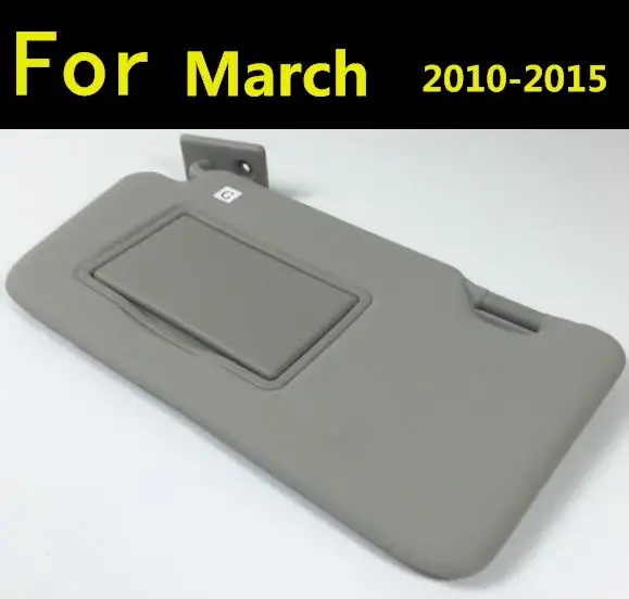 

Overhead Console Interior Sunvisor With Mirror Front visor assembly For Nissan march 2010-2015 High quality