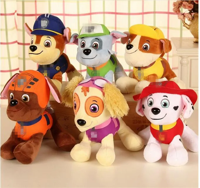 

20cm toys pata plush ryder chase marshall skye children toy patrulha patrulla canina patroled puppy canine