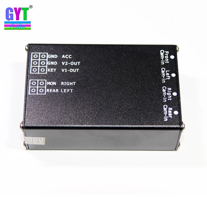 

Car Camera Switch control box for 2 camera system video control switch for rear and front car camera connection