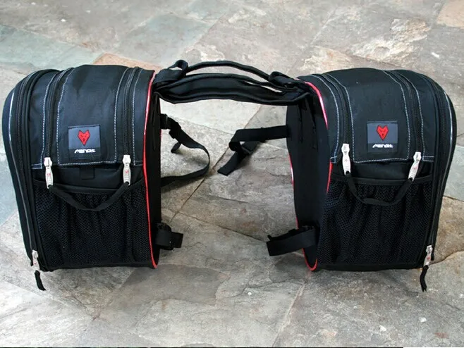 Esquerda + Direita Bolsa para Honda Nova Motocicleta Universal Equitação Alforjes Sela Bolsas Shadow Suzuki Yamaha Al034 2 Cheap saddle bag