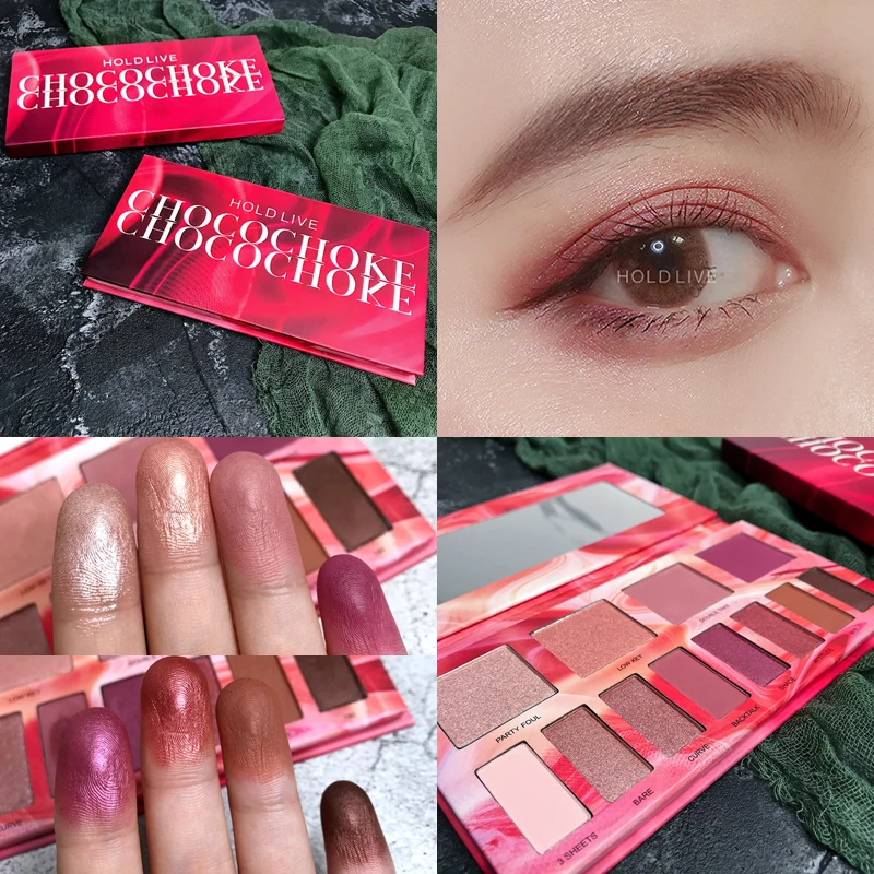 

12 ColorEyeshadow Palette Smoky Shimmer Matte Glitter Makeup Palette Highlighter Palette Smooth Powder Pigment Eyeshadow Palette