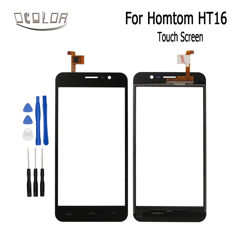 

Ocolor For Homtom HT16 Touch Screen Lens Sensor 5.0inch Touch Panel Replacement Mobile Accessories +Tools For Homtom HT16