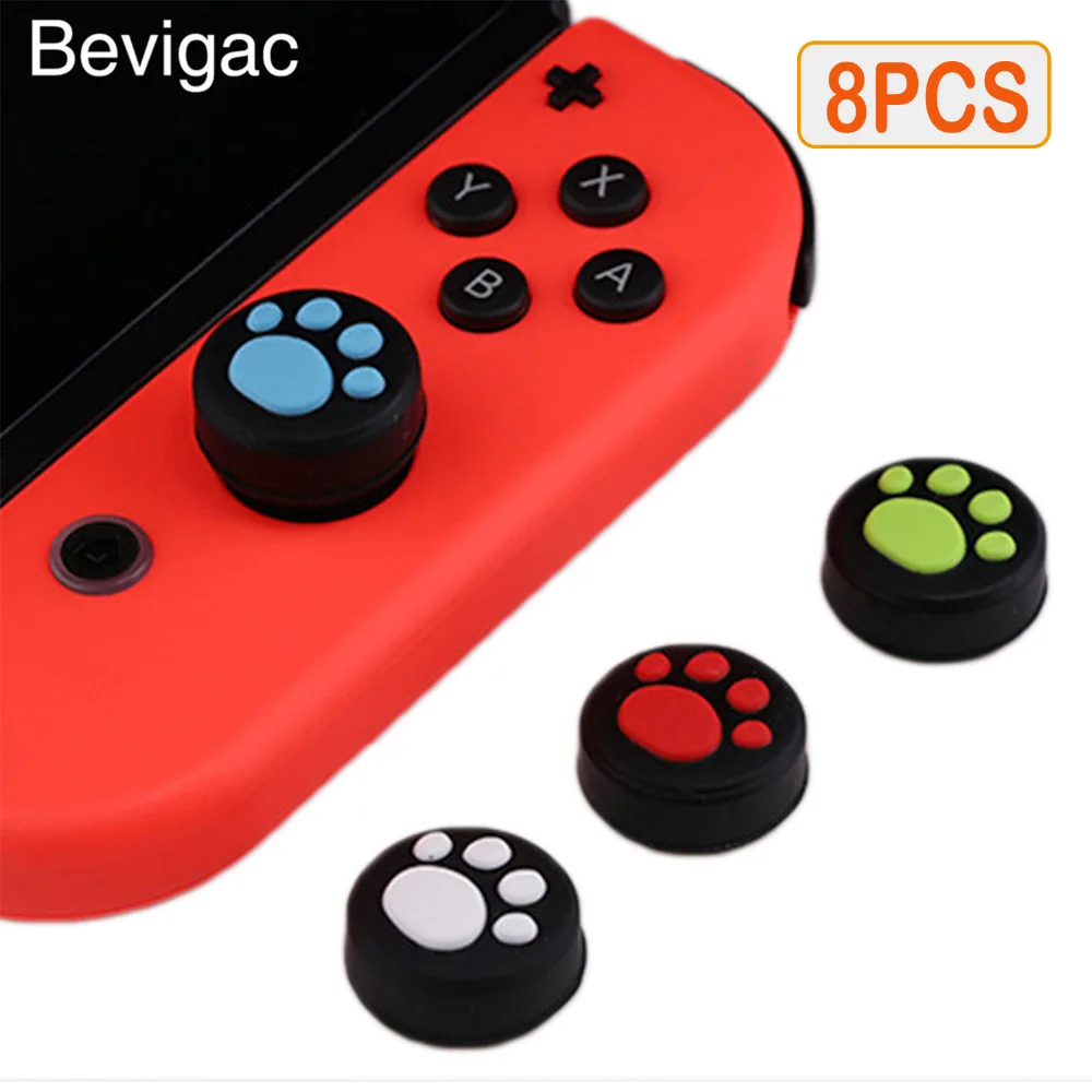 Buy Bevigac 8PCS Silicone Paw Style Thumb Stick