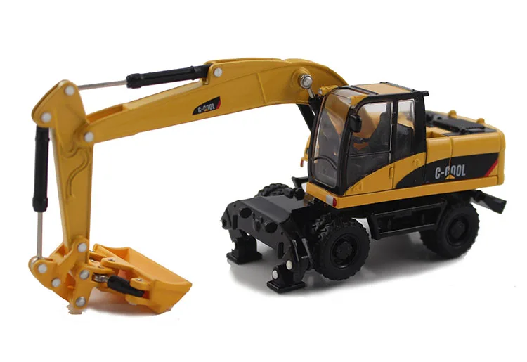 1:64 C-Cool Excavetor Tractor Soil Compactor Diecast Model Engineering Vehicle - Цвет: Excavator 80008