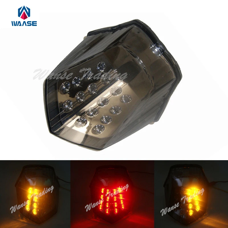 waase Rear Tail Brake Turn Signals Integrated Led