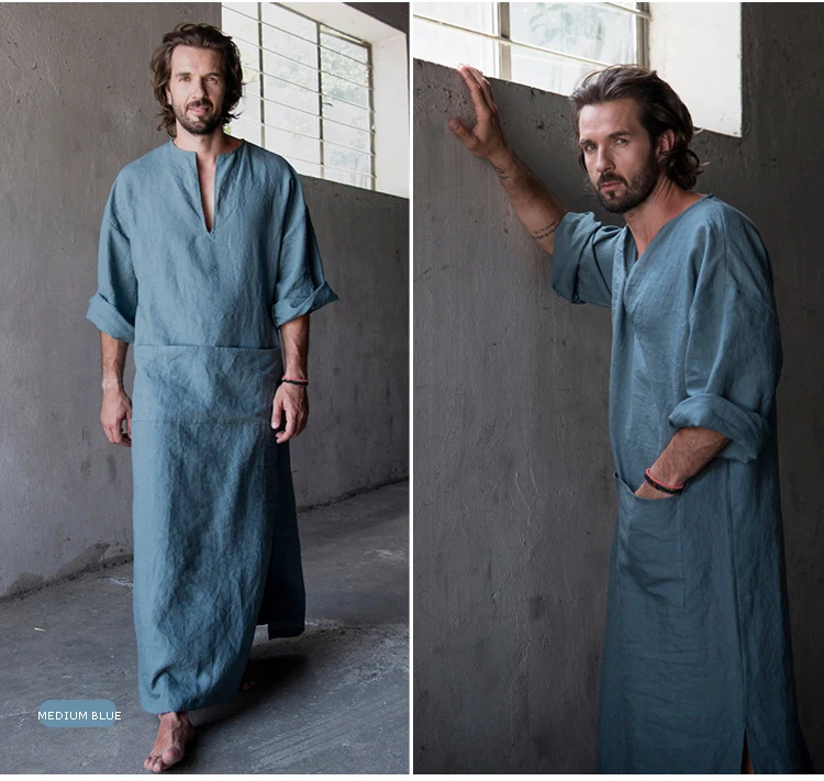 mens long robe