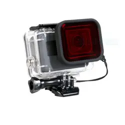 Фильтр для дайвинга красный для Gopro Hero 5 водостойкий защитный корпус объектив для камеры Gopro Hero пылезащитный объектив юбки