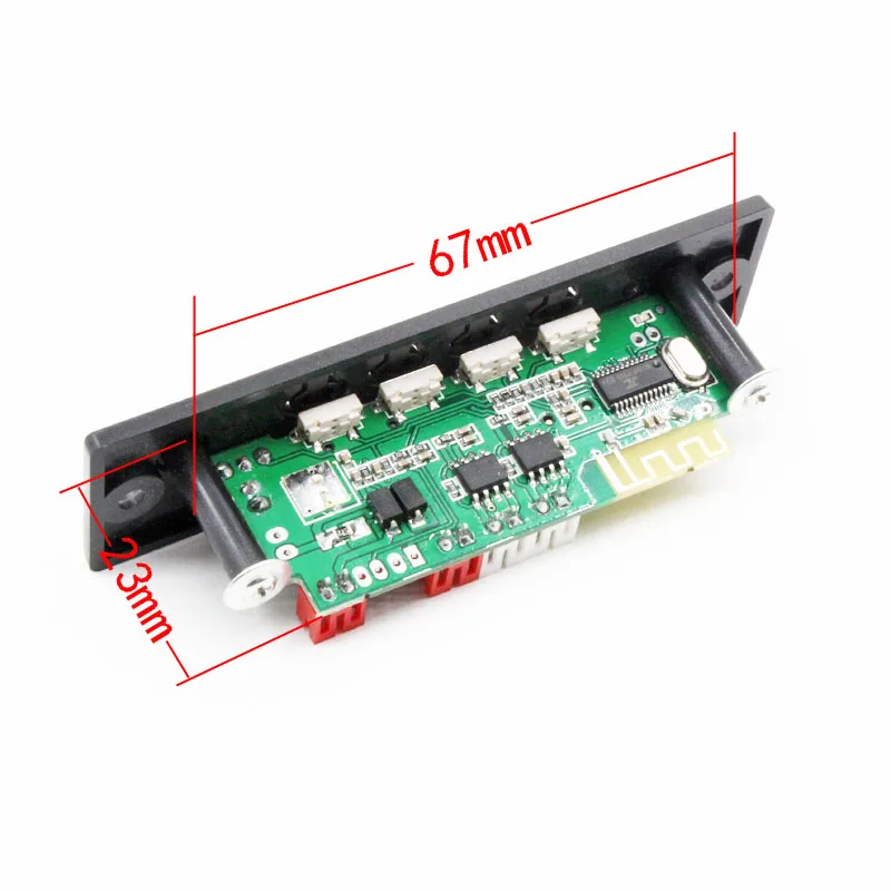 1 комплект MP3 WAV аудио декодер плеер Bluetooth усилитель мощности модуль 3 Вт плата PCB USB