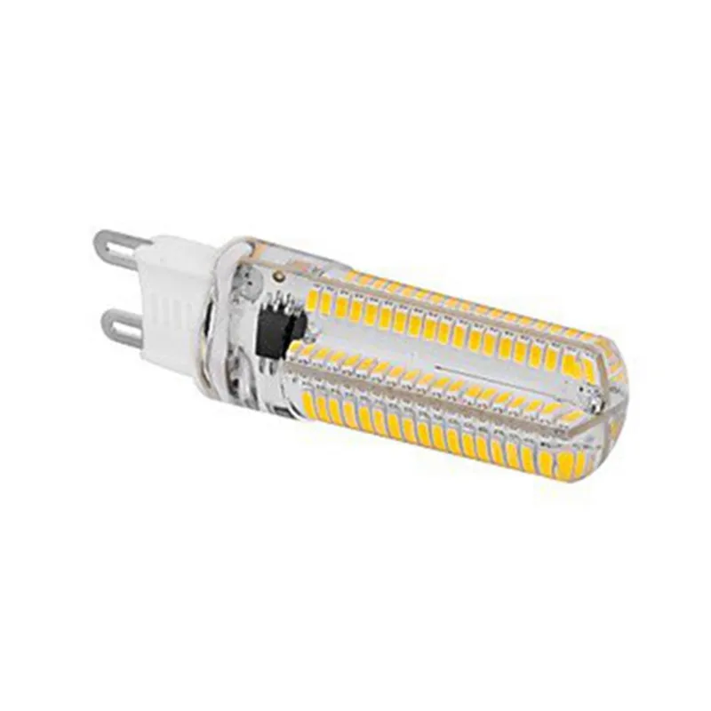 Лампочки, G9 G4 7W 3014 SMD 152 светодиоды теплый белый/холодный белый диммируемая силиконовая кукурузная Лампа 220v Энергосберегающая лампа