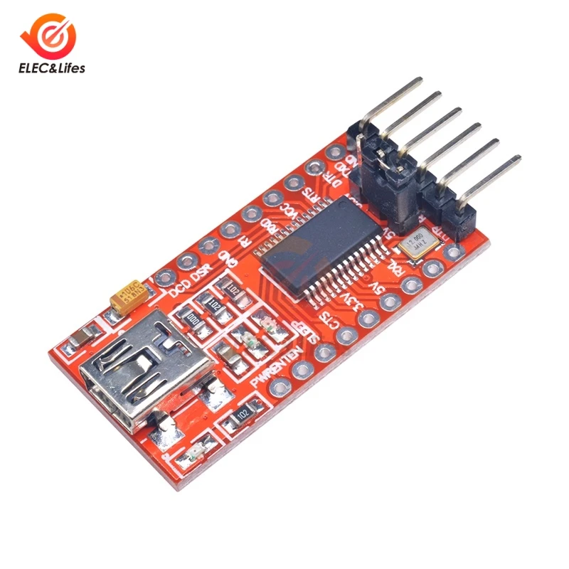 

1Pcs FT232RL FT232 FTDI USB to TTL 3.3V 5.5V Serial Adapter Module Download Cable for Mini Port