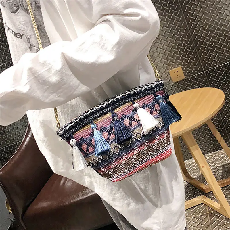  Tassel Wild Handbag Shoulder Bag Crossbody Bag for Women 2019 Messenger Bags women's bag bolsa feminina sac a main 40AP1607