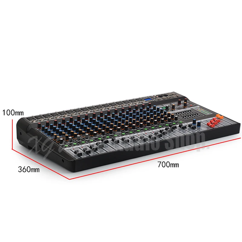 16 Channel Audio Mixer 24-Bit DSP Digital Reverb