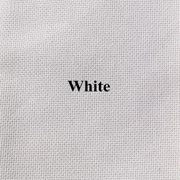 Dove Grey Cross Stitch Fabric White/black/red/off-white 50x50cm 14