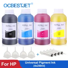 250 ml/Bottle универсальные чернила бутылка для hp 21 22 178 364 564 655 670 711 932 950 951 952 953 954 955 струйные принтеры для hp