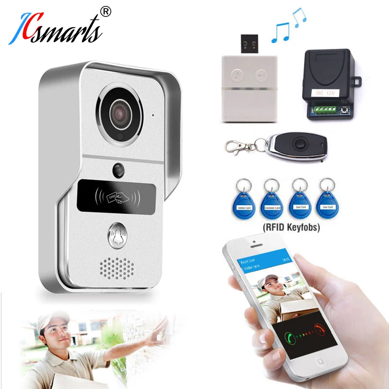 Высококачественный RFID домофон WiFi интерфон камера цифровой видеодомофон, дверной звонок для дома домофон